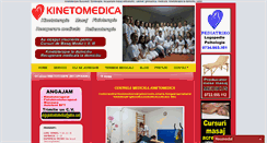 Desktop Screenshot of kinetomedica.ro